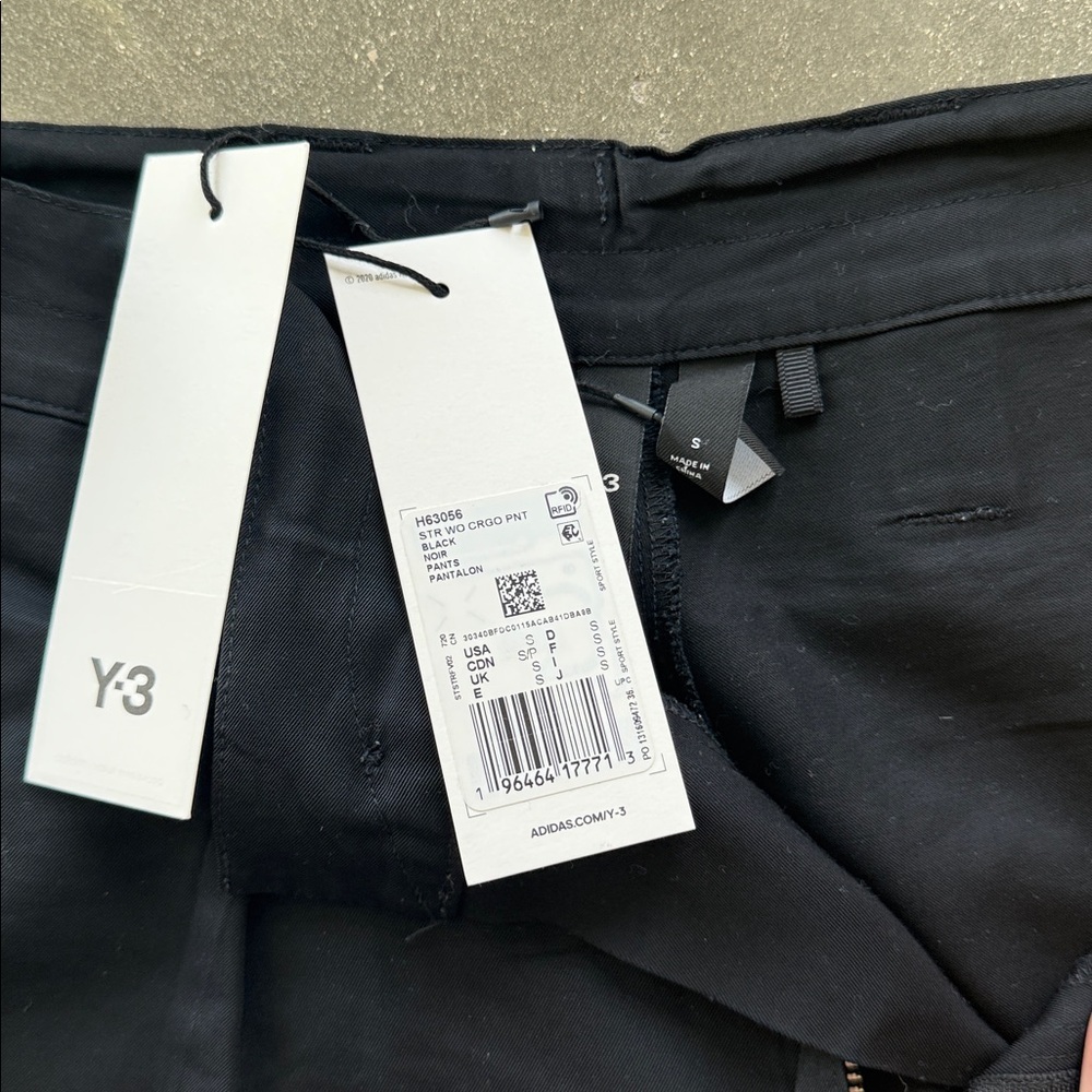 Y-3 Wide Leg Drawstring Pants - Picture 6 of 13